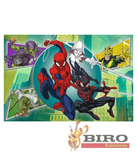 Puzzle 100 - Spider mask / Disney Marvel Spiderman, cod 1674D